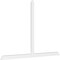 Ekena Millwork Portland Architectural Grade PVC Gable Bracket, 96"W x 64"H x 2"D x 4"F, 16/12 Pitch GBP096X64X0204POR00 - alternate 1